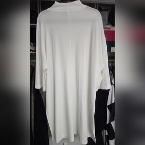 Dressed in LALA White ribbed playsuit TOP ONLY!